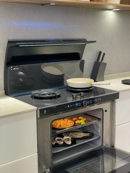 ：智慧厨房新标杆中式烹饪新体验尊龙AG人生就是博火星人厨电(图3)